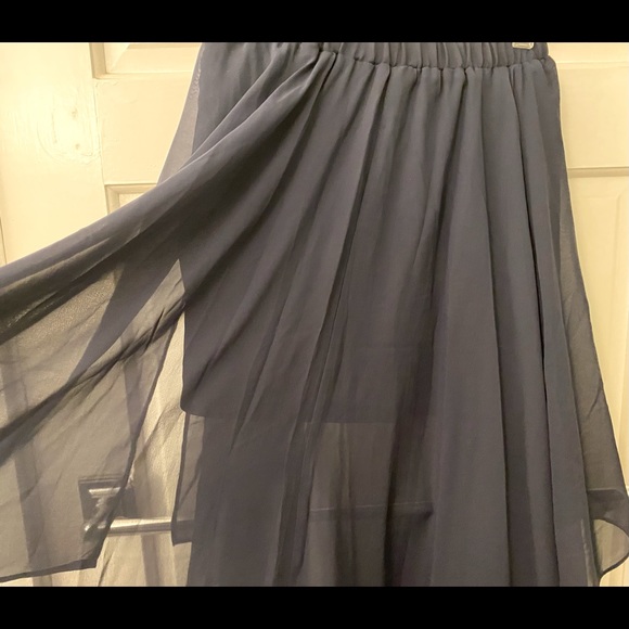 Chiffon Maxi Skirt with underwear - Picture 2 of 5